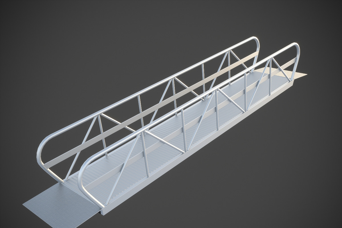 Gangway - Ramp for Docks and Marina, an Object 3D Model by RoHo Productions (Photo 8 of 10)