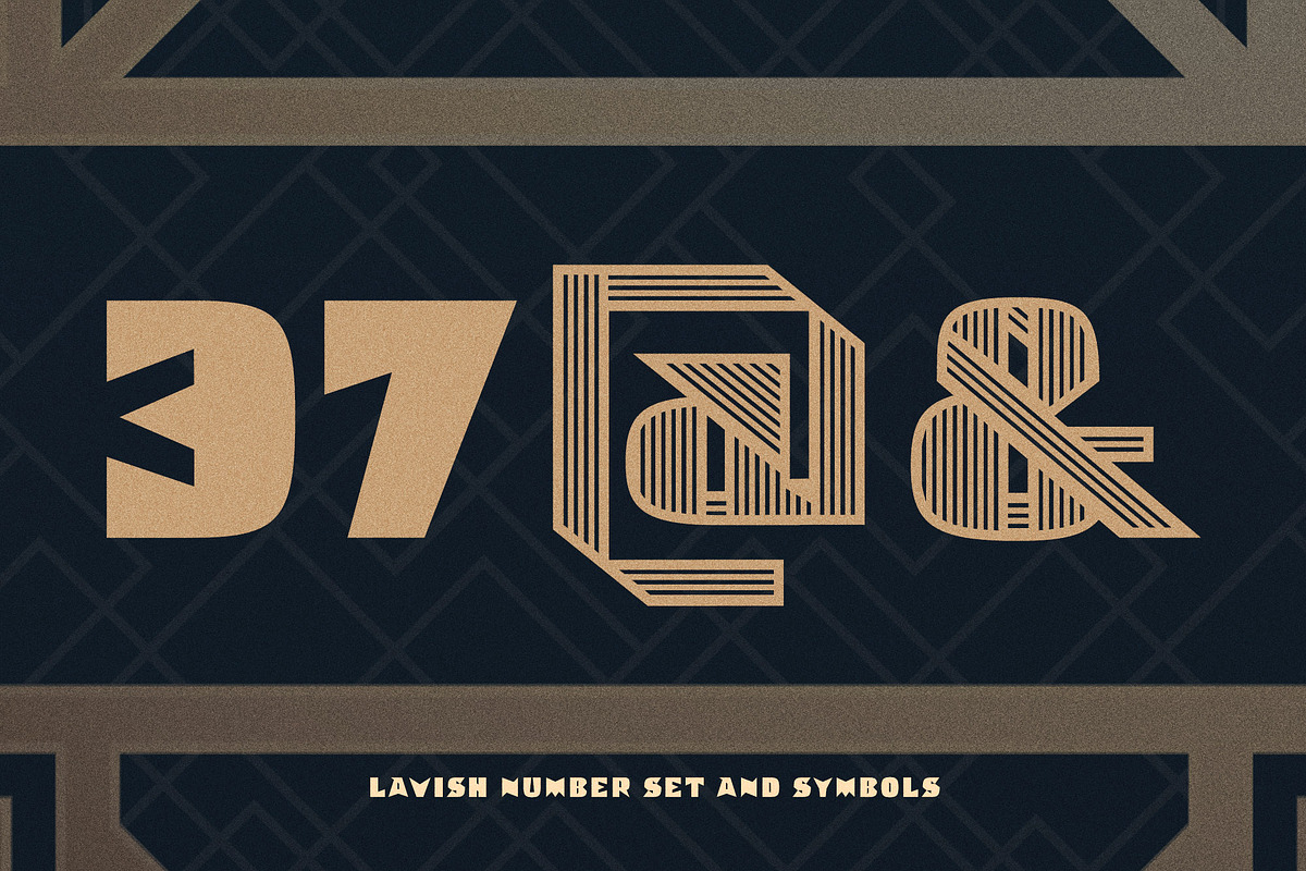 Executa - Bold Art Deco + Freebies, a Sans Serif Font by Parker Creative (Photo 9 of 12)