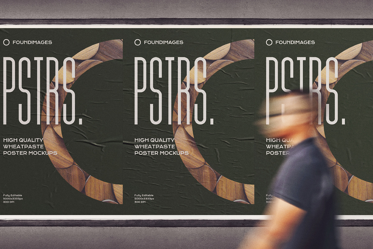 34 poster mockup bundle, an Advertising Mockup by FoundImages (Photo 18 of 34)