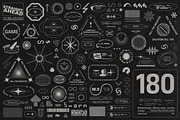 Editable Logo Badge, Shapes Kit, a Poster Template by softulka (Thumbnail 1 of 6)