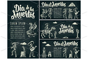 Dia de los Muertos, Day of the Dead, a Flyer Template by MoreVector (Thumbnail 1 of 3)