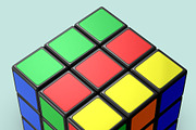 Rubik's Cube Mockup - 6 views, a Merchandise Mockup by Illusiongraphic (Thumbnail 14 of 16)