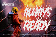 Burning Hammer - Fire Display Font, a Font by PutraCetol Studio (Thumbnail 3 of 11)