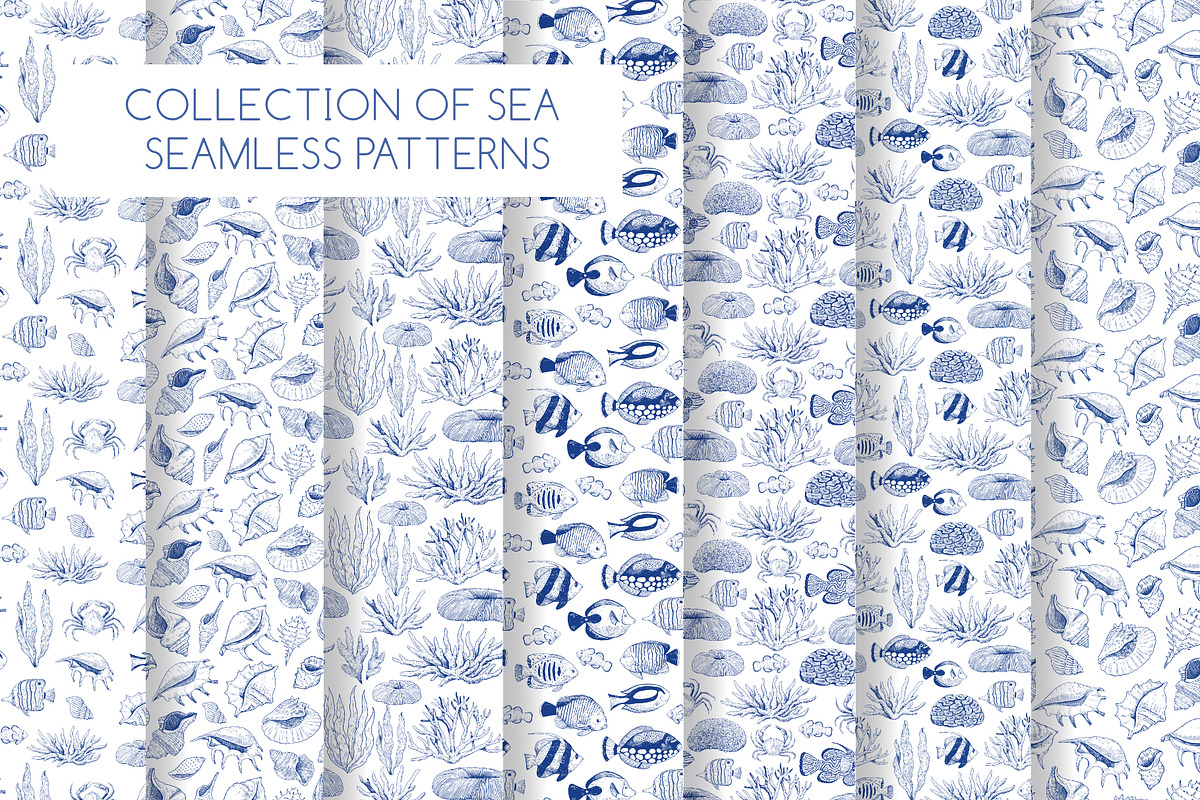 Coral gardens. Patterns collection, a Pattern Graphic by Robusta (Photo 2 of 16)