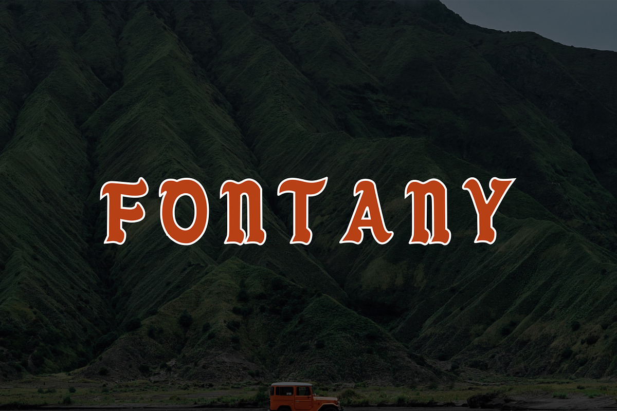 Fontany Font, a Sans Serif Font by soglamun (Photo 2 of 2)