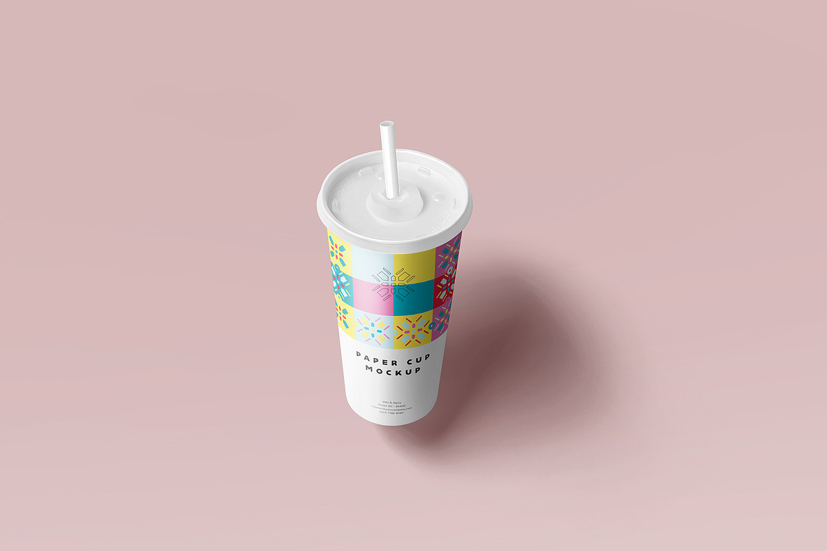Soda Cup Mockup, a Product Mockup by PixelVoyager (Photo 10 of 11)