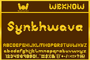 Electro Pop font, a Font by weknow (Thumbnail 3 of 8)