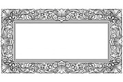 Vintage Rectangle Frame SVG Bundle, an Illustration by Designs_River (Thumbnail 26 of 31)