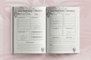 Self Care Planner 2024, KDP Interior