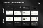 Real Estate Business Cards Canva, a Business Card Template by Meraki Templates (Thumbnail 6 of 9)