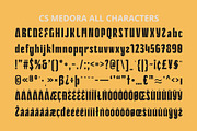 CS Medora – Condensed Font, a Sans Serif Font by Craft Supply Co. (Thumbnail 5 of 8)