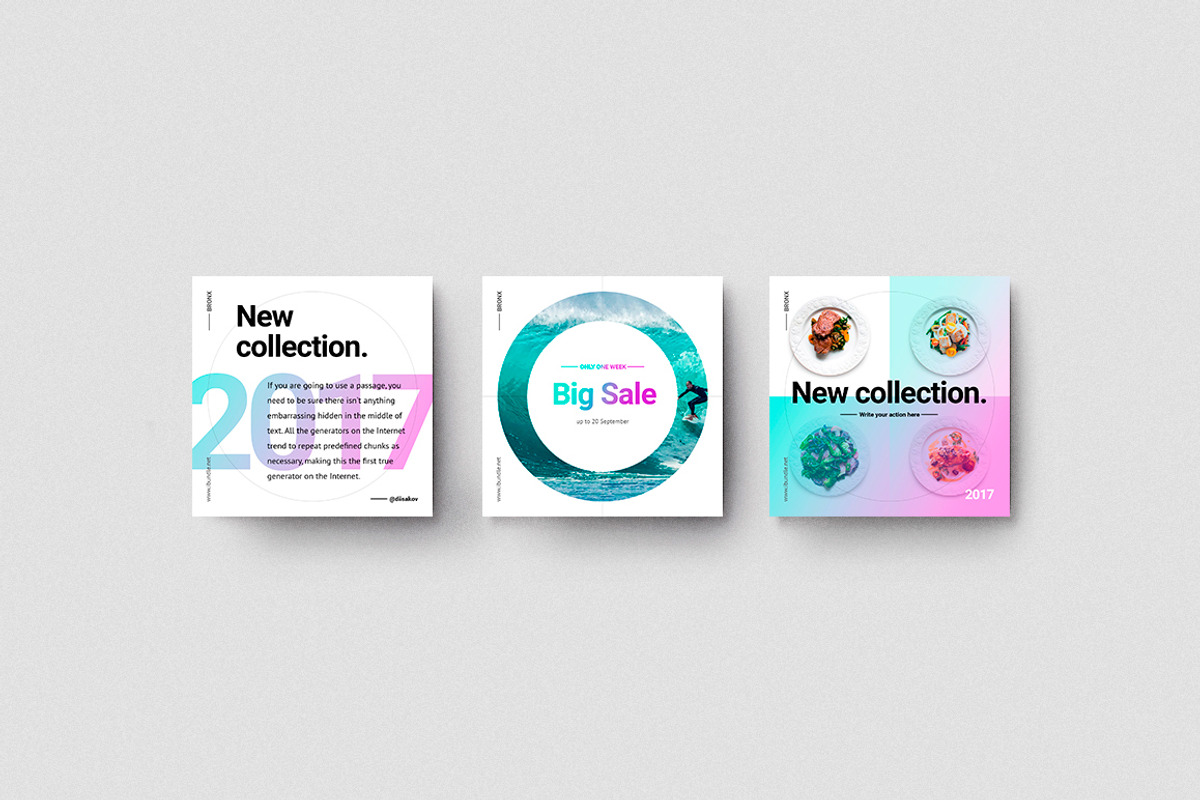 BRONX Social Media + Bonus, a Social Media Template by Presentations Studio (Photo 2 of 14)