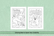 Funny Animal Swear Coloring Page, an Animal Illustration by DesignDevisers (Thumbnail 3 of 5)
