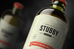 Beer Bottle Mockup