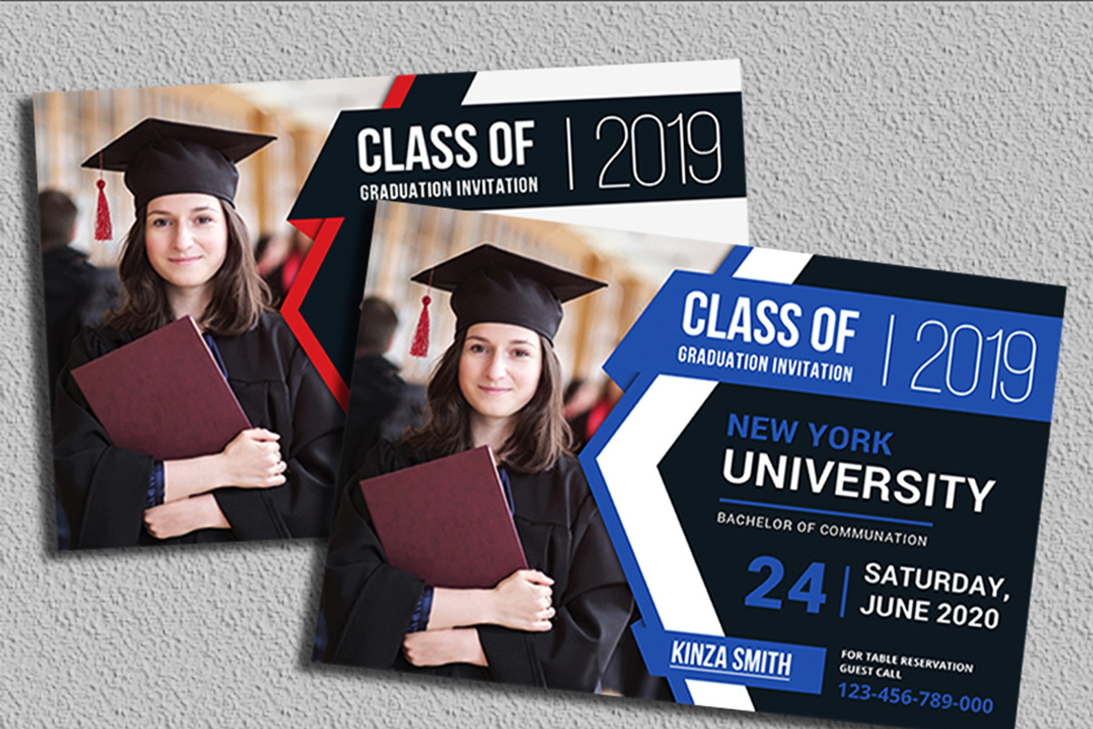 Graduation Invitation Bundle, an Invitation Template by AfzaalGraphics (Photo 6 of 19)
