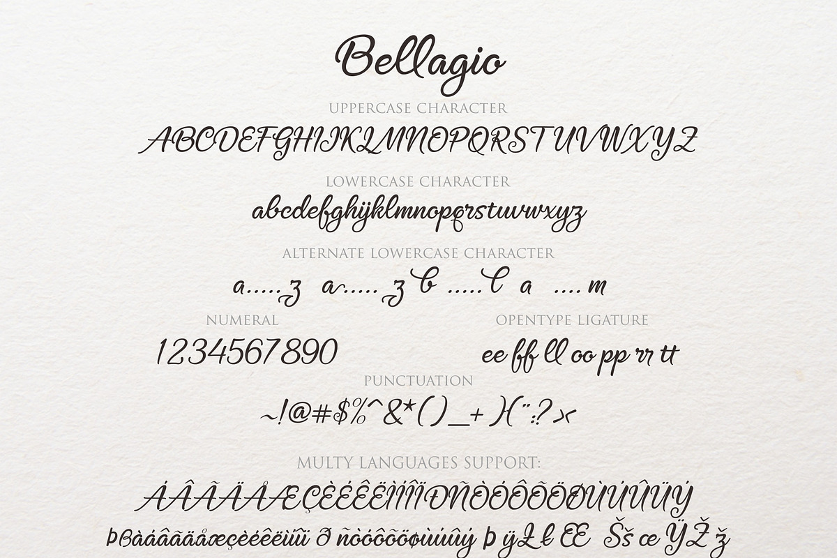 Bellagio, a Script Font by Byuly Ayika (Photo 9 of 9)