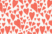 Hearts Seamless Patterns Set, a Pattern Graphic by Curly_Pat (Thumbnail 8 of 9)