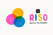 Riso Brushes for Procreate, a Brush Add-On by Wink Brushes (Thumbnail 1 of 5)
