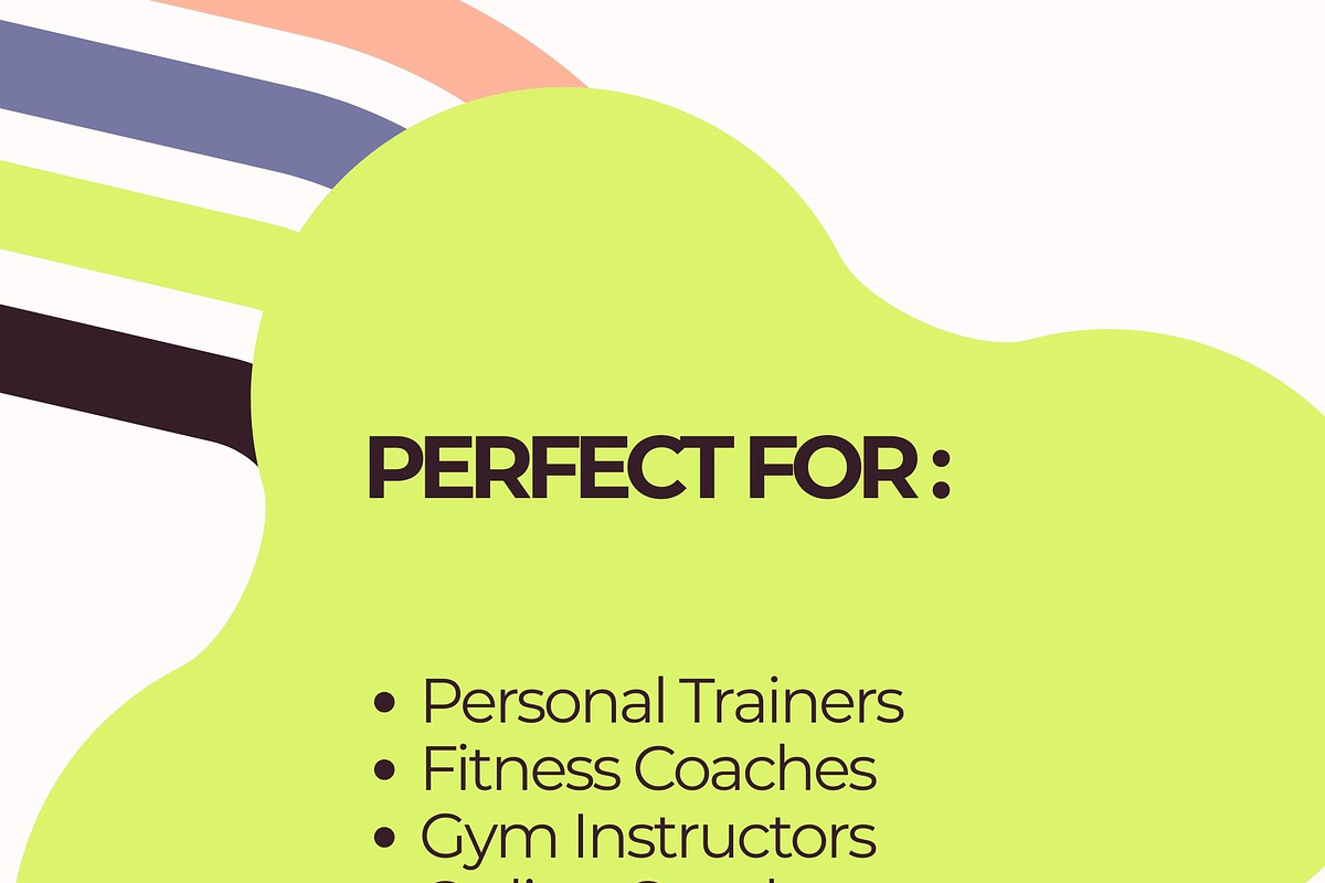Fitness Coach Canva Templates 60, a Social Media Template by MOAROShop (Photo 9 of 10)
