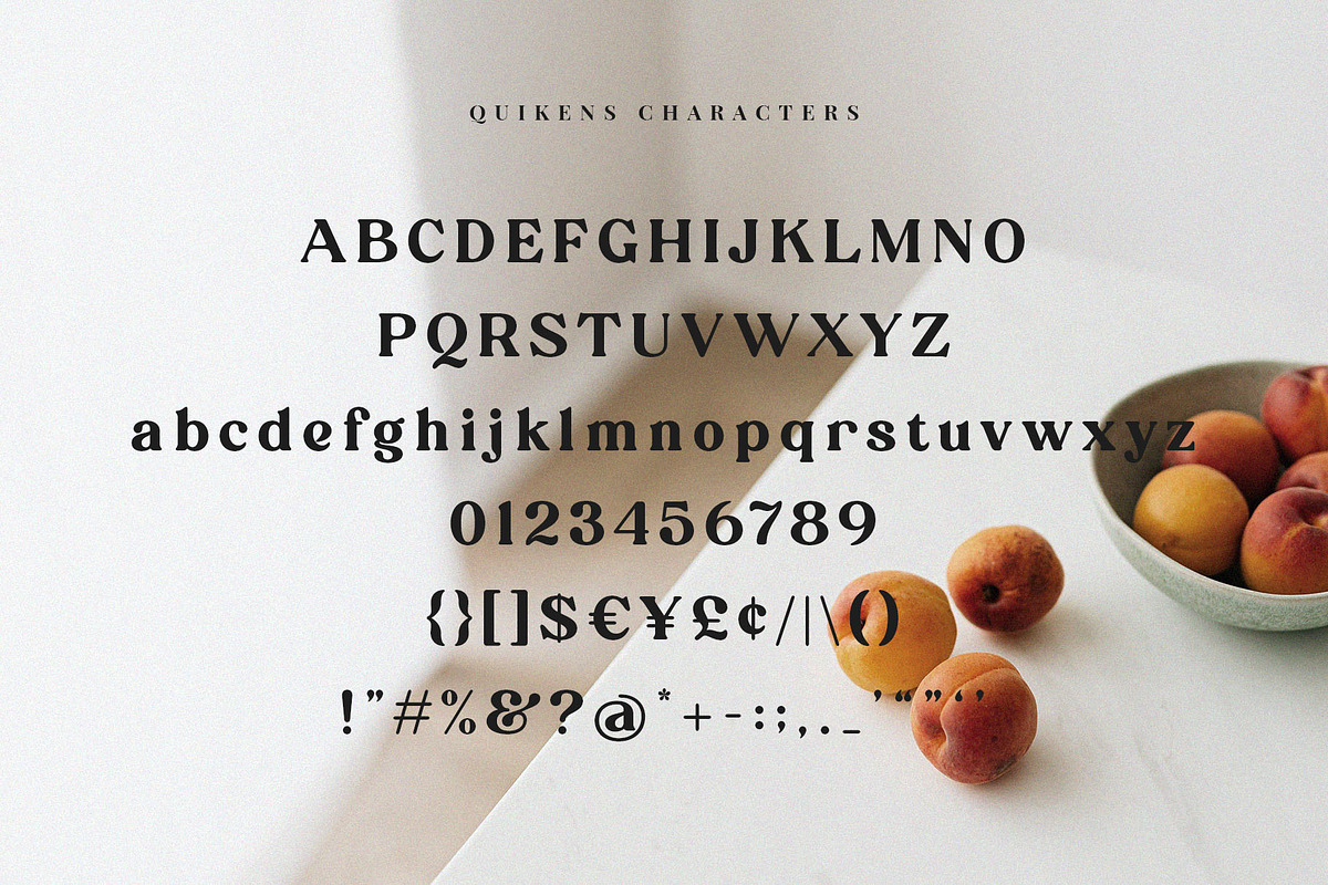 Quikens – Modern Retro Serif, a Serif Font by BrandSemut (Photo 10 of 10)