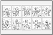Farmer Animal Coloring Book for Kids, an Animal Illustration by Lamia Emad (Thumbnail 3 of 5)