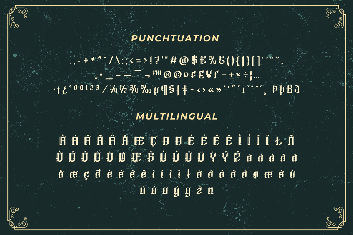 QUKIHA Blackletter font, a Blackletter Font by twinstd (Photo 12 of 13)