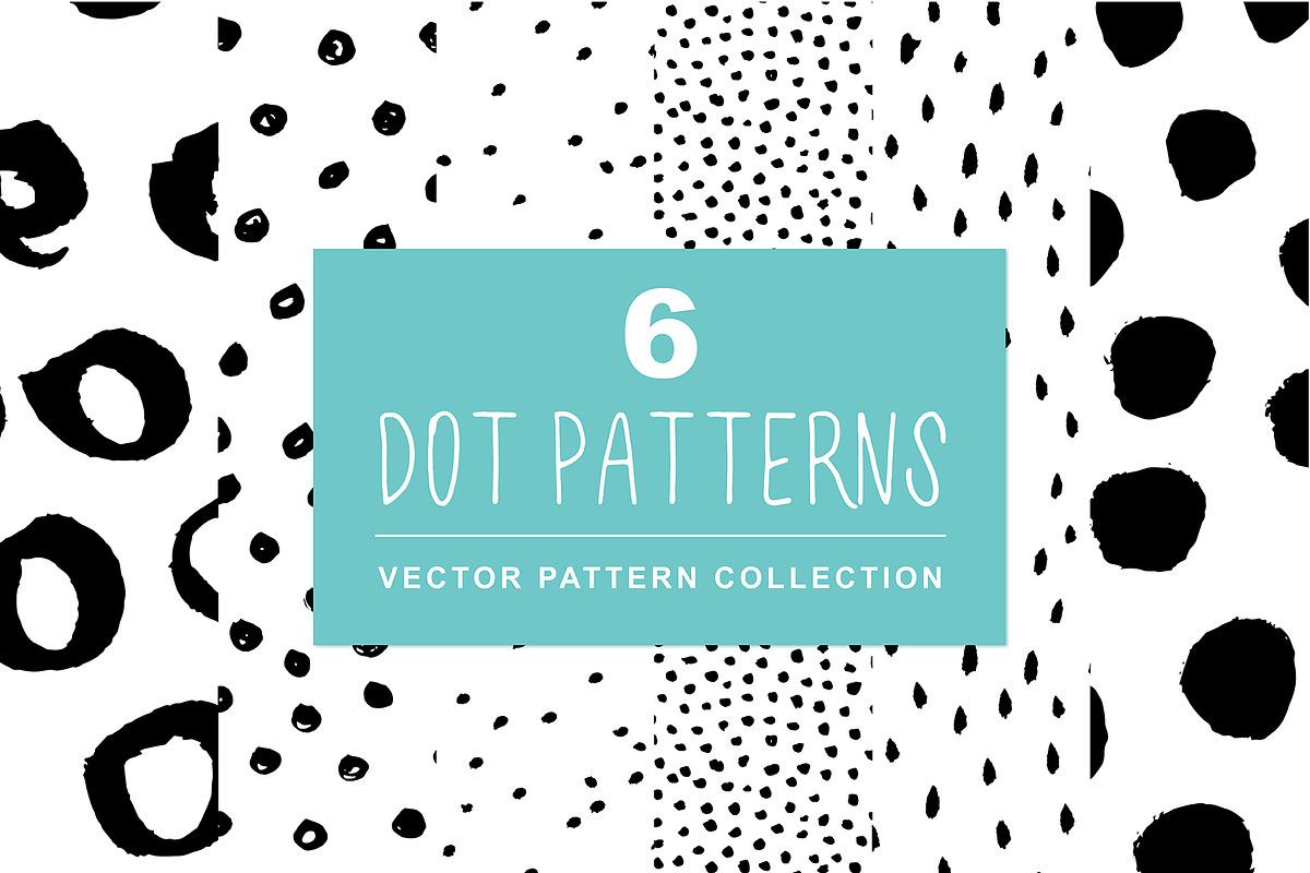Dot Brush Patterns, a Pattern Graphic by Wildflower June (Photo 1 of 6)