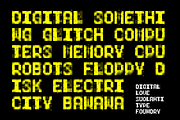 Pixel Font Bundle (+1 glitchy font), a Font by Suolahti Type (Thumbnail 7 of 8)
