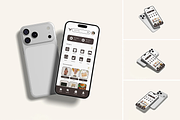 52 iphone 17 Pro, Pro Max Mockup Set, an iPhone Mockup by Custom.scene (Thumbnail 9 of 17)