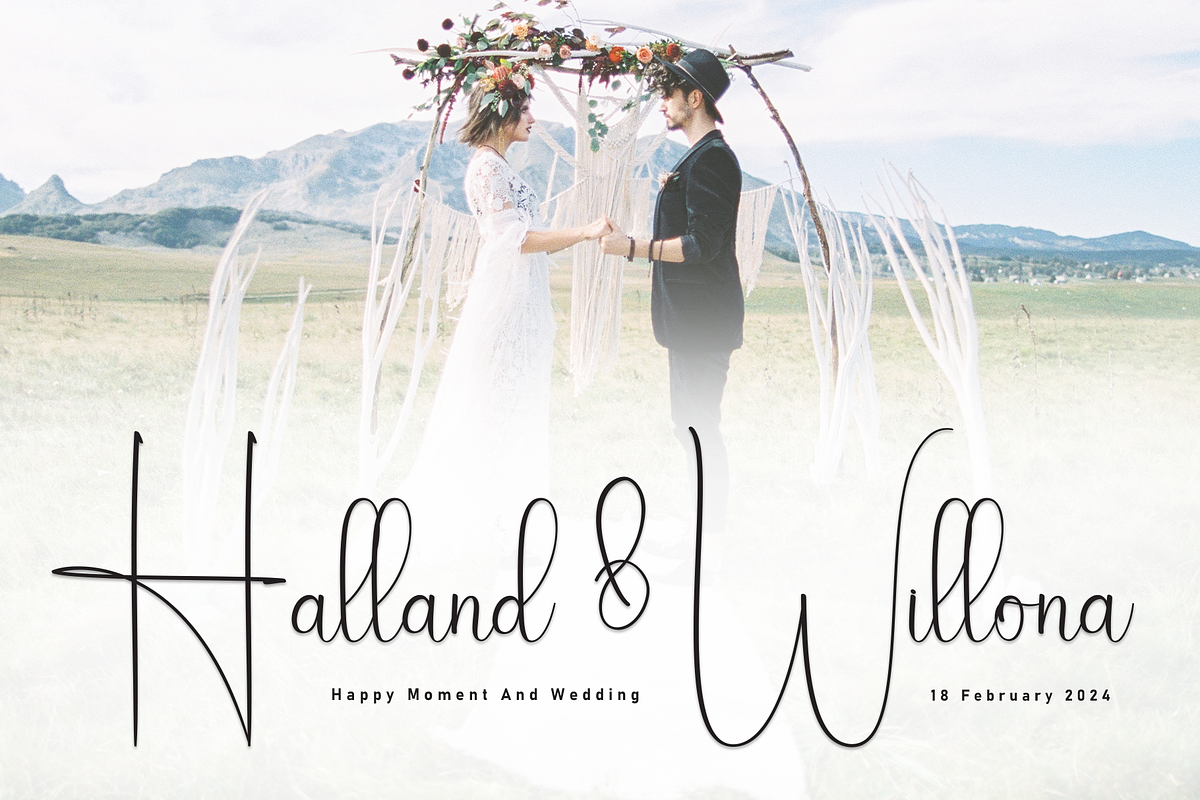 Rainbow | Script Font, a Handwritten Font by Scratchones (Photo 3 of 8)
