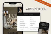 Showit Template for Photographers, a Websites & App Template by Lennox Creative Co. (Thumbnail 3 of 5)