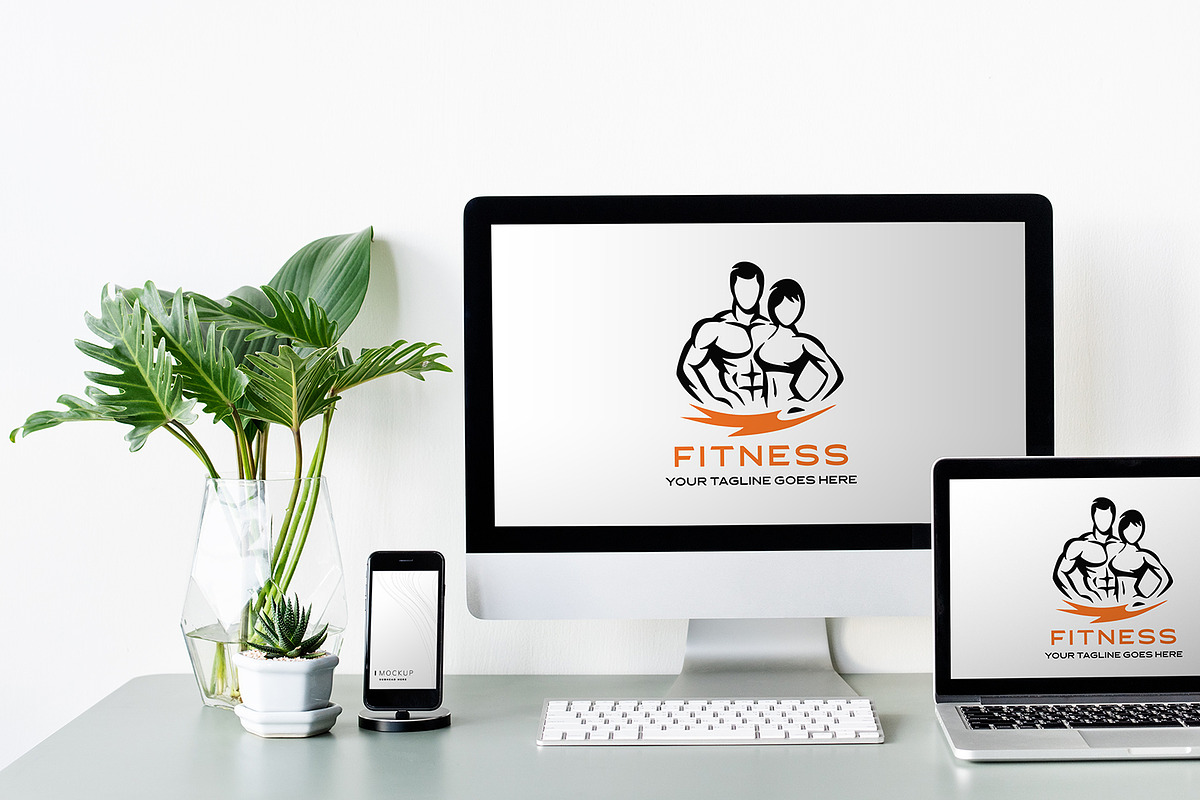 Bold Fitness Logo Template preview 6