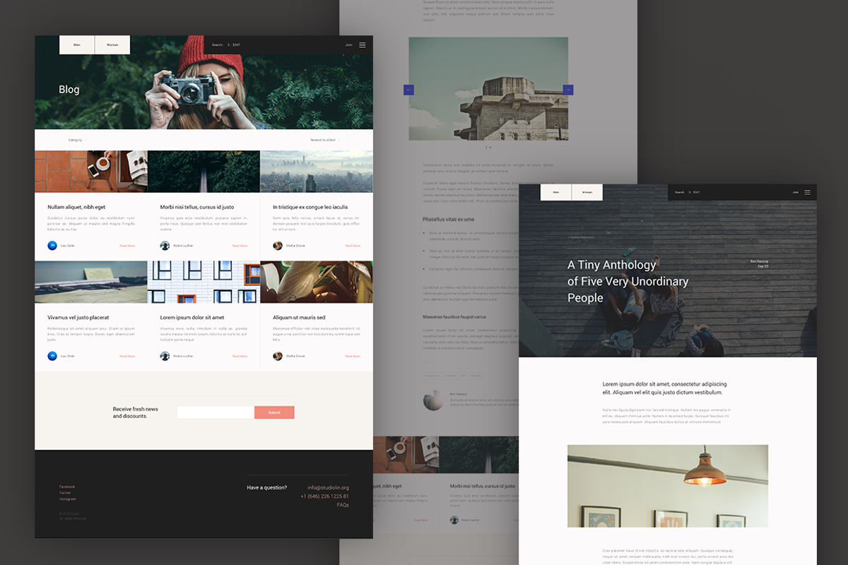 Fashion Store Template, a Websites & App Template by Jaromir Kveton (Photo 5 of 6)