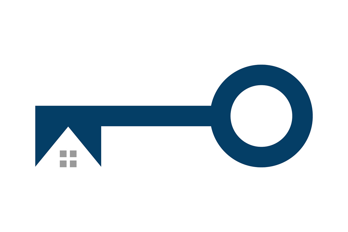 Key House Logo, an Object Graphic by Rhealea_Design