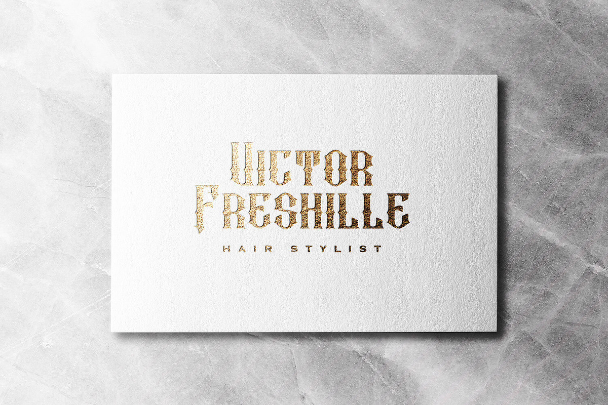 Hewina - Victorian Display Font, a Blackletter Font by StringLabs (Photo 5 of 8)