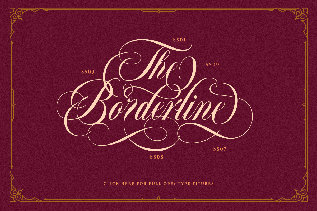 Bordemile - Luxury Script, a Script Font by Letterhend Studio (Photo 11 of 13)