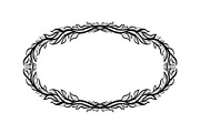 Nature Wreath Frame Vector Bundle, an Illustration by jahid234 (Thumbnail 48 of 51)