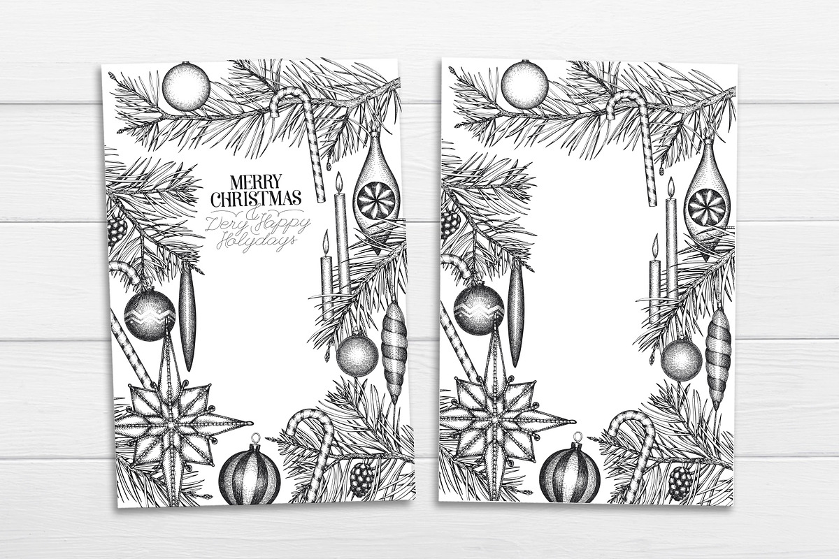 Christmas Vector Collection #2, a Seasonal Illustration by Lubov Illustrations Shop (Photo 5 of 5)
