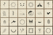 150 Hand Drawn Elements -Nature II-, an Animal Illustration by Michael Rayback Design (Thumbnail 3 of 8)