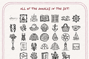 Coastal Grandmother Clipart Set, an Object Illustration by The October Creative (Thumbnail 4 of 6)