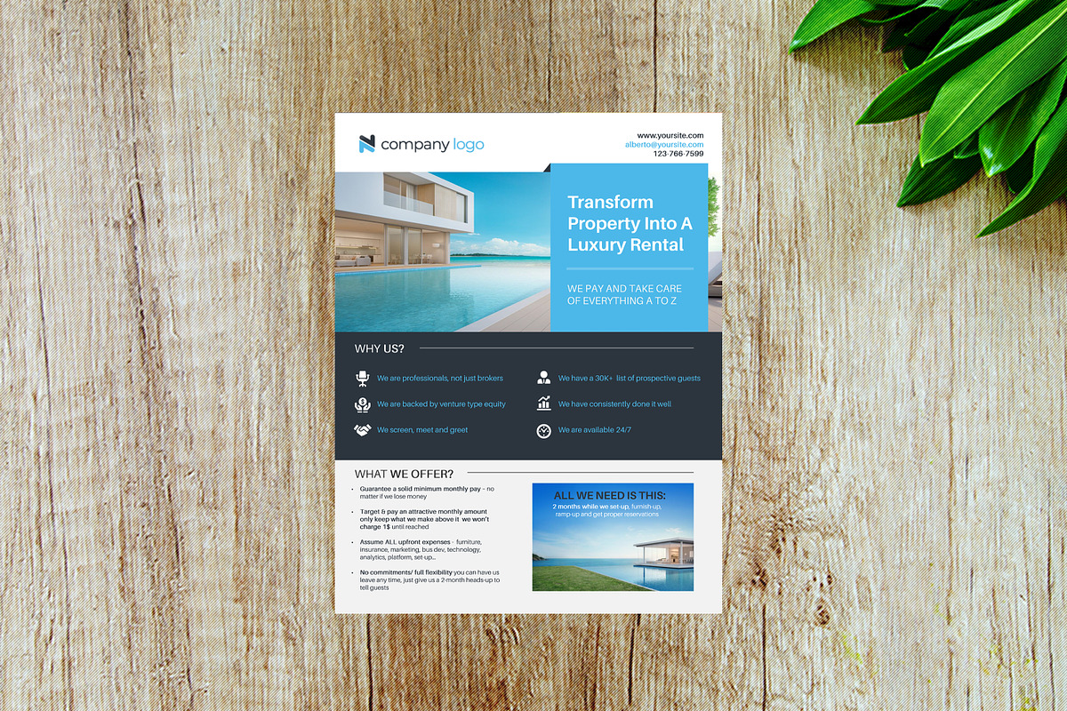 PPT Hotel Renovation Flyer, a Flyer Template by Rongbaaz (Photo 1 of 2)
