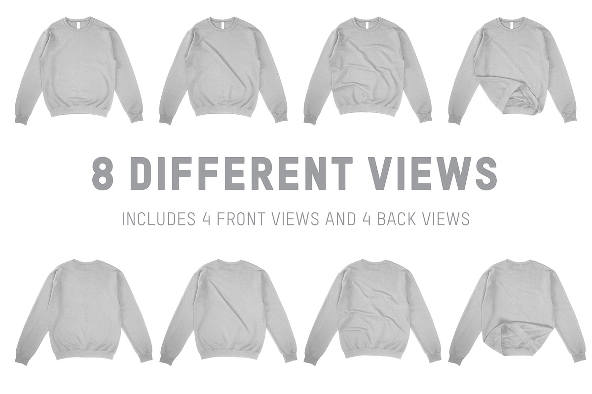 Jerzees 562MR NuBlend Sweatshirt, a Shirt Mockup by Pixel Sauce™ (Photo 6 of 7)