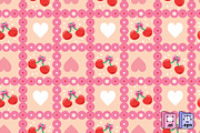Cherry Valentine Pattern, a Pattern Graphic by MISS CHATZ (Thumbnail 2 of 3)