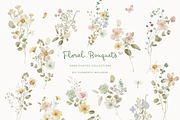 Easter Spring wildflower meadow set, a Decorative Illustration by Grace Noboa Illustrations (Thumbnail 8 of 14)