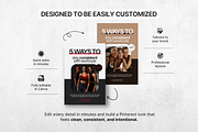 Fitness Gym Pinterest Pin Templates, a Social Media Template by DigiPax (Thumbnail 8 of 11)