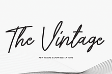 The Vintage | Script Font