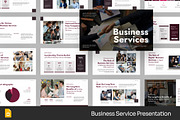 Business Service Powerpoint, GSlides, a Presentation Template by Fit-tee (Thumbnail 1 of 2)
