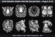 Cute Ghost SVG Bundle Vol - 01, an Object Graphic by XPERTDESIGNER (Thumbnail 20 of 21)
