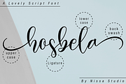 Hosbela Script, a Script Font by Nissa Studio (Thumbnail 10 of 12)
