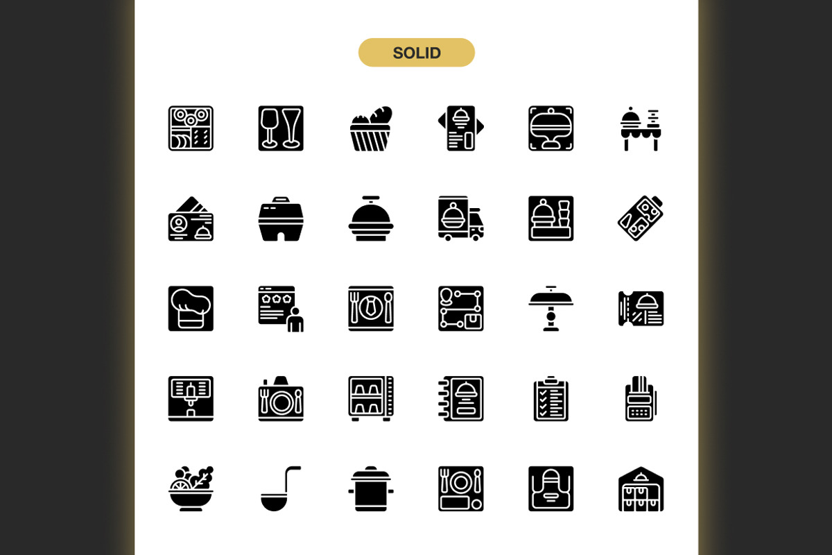 Catering Business Icons, an Icon by Spacepixel Creative (Photo 3 of 3)